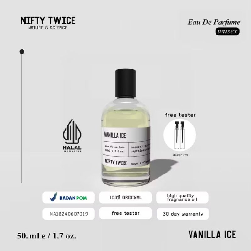 Parfum Unisex Wangi Vanilla Fresh Manis Terlaris